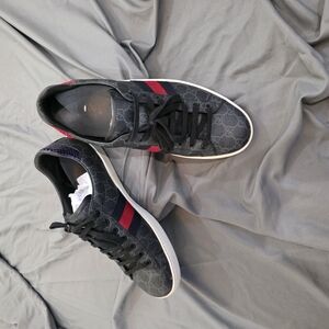 Gucci Black and Red Sneakers